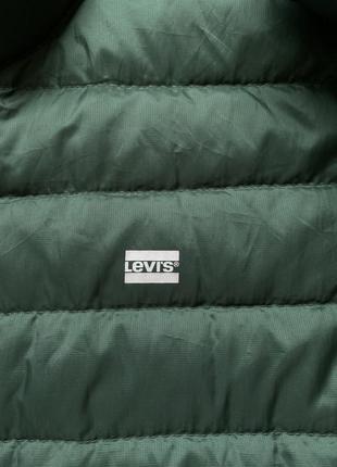 Куртка levis, levis puffer jacket, 27523-0003, зеленого цвета, размер xl4 фото