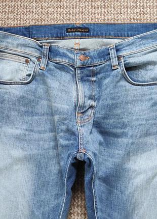 Nudie jeans tight terry джинсы оригинал (w36 l34)6 фото