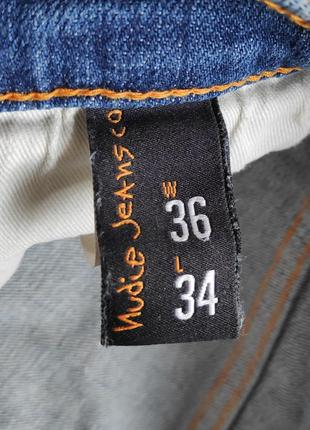 Nudie jeans tight terry джинсы оригинал (w36 l34)8 фото