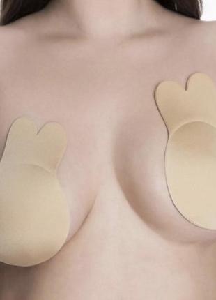 Силиконовые накладки липучки на грудь невидимый лиф9 фото