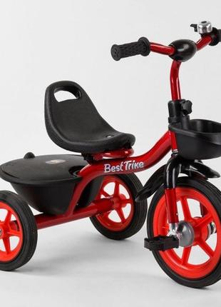 Велосипед трехколесный best trike (bs-2478) с резиновыми колесами6 фото