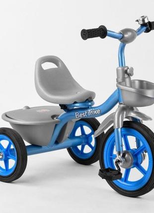 Велосипед трехколесный best trike (bs-2478) с резиновыми колесами5 фото