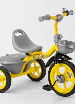 Велосипед трехколесный best trike (bs-2478) с резиновыми колесами2 фото