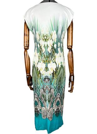 Принтованное платье миди из вискозы laurel by escada4 фото