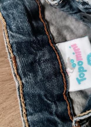 Качественные детские джинсовые topomini / джинсы с коттоновой подкладкой2 фото
