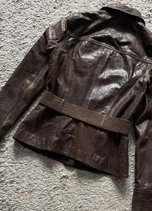 Оригинал.фирменная,стильная,кожаная куртка-пиджак  street one3 фото