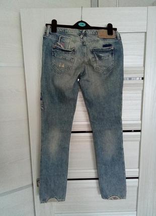 Брендовые новые красивые коттоновые джинсы р.34евро(12-14).4 фото