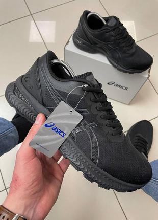 Мужские спортивные черные кроссовки в сетку asics gel nimbus 🆕 асикс