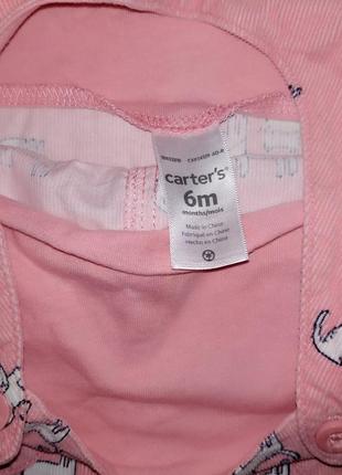 Комплект carters боді штанці сарафан 6 міс8 фото