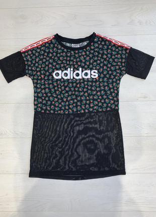 Женская спортивная футболка с сеткой adidas xs-s