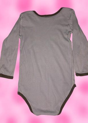 Детский боди с длинным рукавом texstar