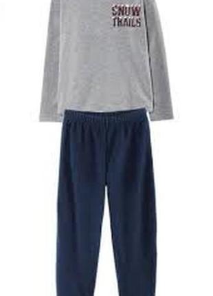 Пижама для мальчика, флис штаны, 134/140 см (8-10 лет), pepperts, нитевичка1 фото