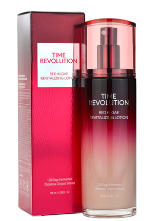 Эмульсия с экстрактом красных водорослей missha time revolution red algae revitalizing lotion