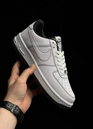 Кросівки nike air force 1 low white/black thread.