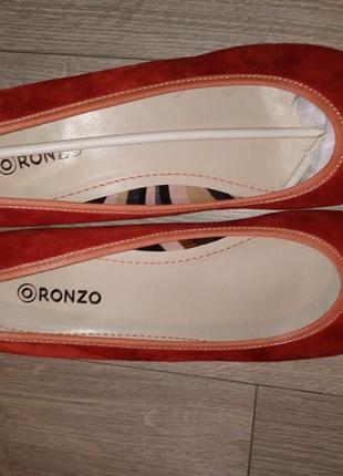 Туфли женские новые экозамш ronzo размер 39-25.5см4 фото