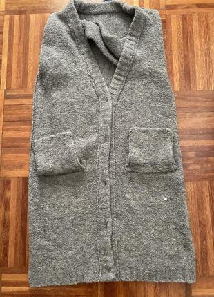 Нова  довга вовняна кофта светр кардиган street one м  німеччина 🇩🇪 5