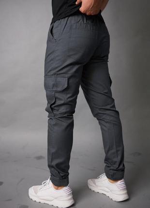 Мужские котоновые штаны "baza"  графит2 фото