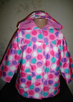 Куртка- ветровочка * mothercare*  на флисе, 4-5 лет (110 см)1 фото