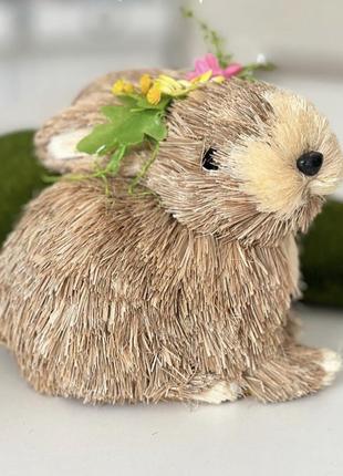 Пасхальный декоративный кролик статуэтка