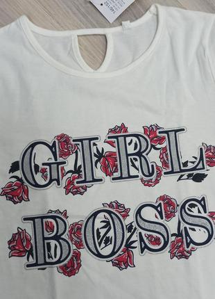 Футболка c&a 146/152 girl boss