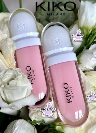 Блиск для губ 3d lip volume kiko milano 01 tutu rose максимайзер для губ 3d3 фото