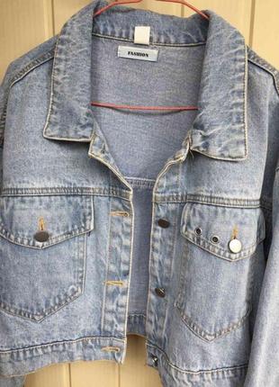 Джинсовая куртка, джинсовый жакет4 фото