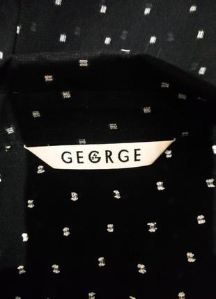 471.нежная летняя блузка в мелкий принт английского бренда george5 фото