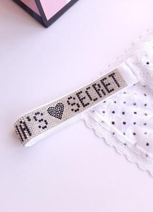 Трусики бикини со стразами виктория сикрет victoria's secret оригинал4 фото