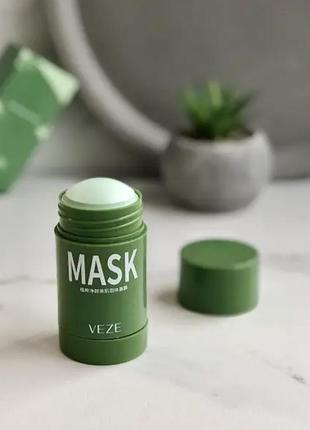 Корейская маска сток зеленый чай veze nud clean mask2 фото