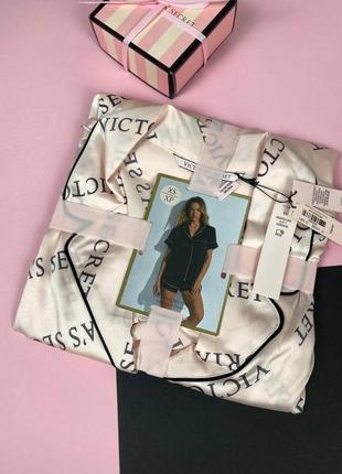 Сатинова піжама victoria’s secret, xs,s