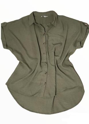 Женская блузка, рубашка, размер оверсайз1 фото