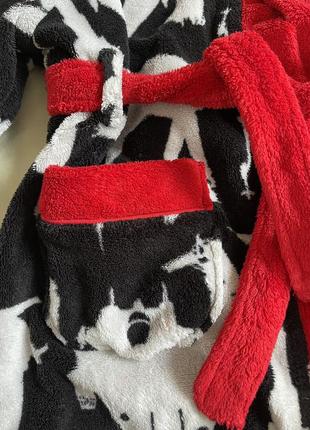 Дитячий мякий халатик , плюшевий халат для хлопчика star wars від  disney  рр 6/9 років2 фото