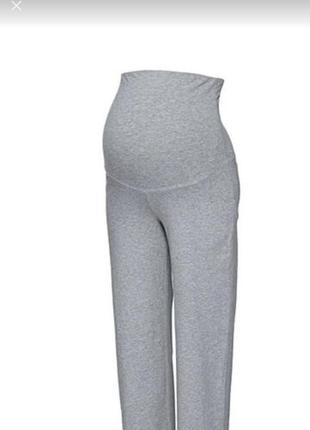 Качественные трикотажные серые джоггеры для беременных спортивные штаны с карманами h&amp;m. джоггеры для беременных. трикотажные брюки для беременных1 фото
