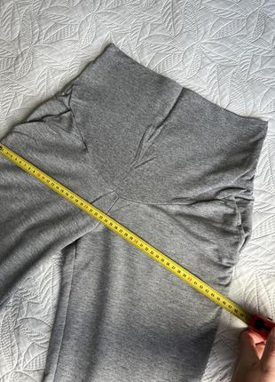 Качественные трикотажные серые джоггеры для беременных спортивные штаны с карманами h&amp;m. джоггеры для беременных. трикотажные брюки для беременных2 фото