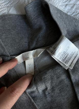 Качественные трикотажные свет серые джоггеры для беременных спортивные штаны с карманами h&amp;m. джоггеры для беременных. трикотажные брюки для беременных8 фото