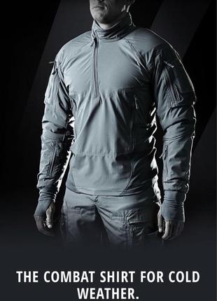 Зимова бойова сорочка убакс uf pro ace winter combat shirt, steel grey1 фото