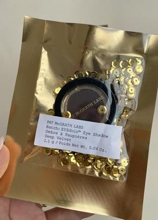 Pat mcgrath labs eyedols eye shadow відтінок deep velvet коричневі тіні для повік