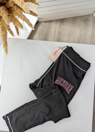 Леггинсы черные  michigan от missguided