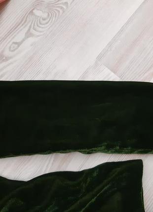 Піджак шанель зелений оксамитовий chanel10 фото
