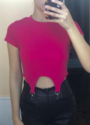 Малиновый топ