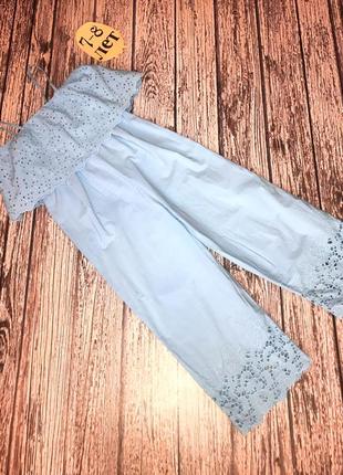 Летний комбинезон zara для девочки 7-8 лет, 122-128 см