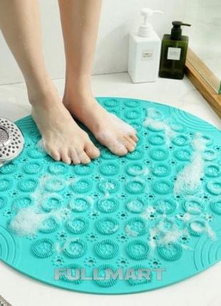 Нескользящий круглый коврик для душа massage foot rad5 фото