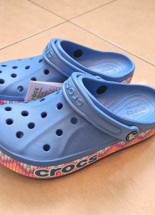 Crocs bayaband chevron band clog, 100% оригинал8 фото