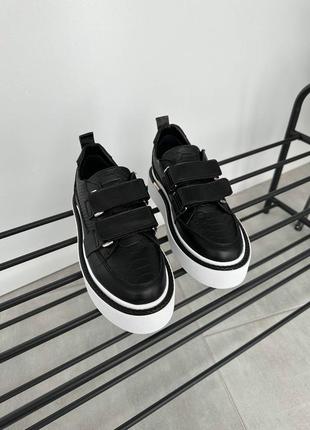 Кеды кожаные