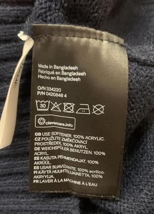 Светр h&m із сніжинками, розмір xs/s на вік 10-12 років, 146-152 см6 фото