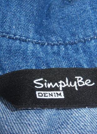 Платье-туника джинсовая  simplube denim3 фото