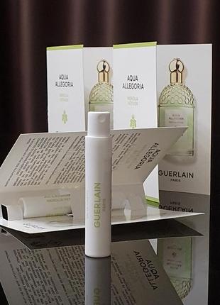 Оригинальный пробник guerlain aqua allegoria nerolia vetiver eau de toilette