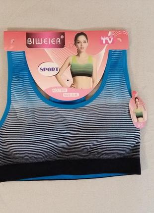 Яскравий спортивний топ biweier