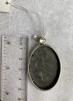 Підвісок овал з натуральним каменем гіперстен кулон з натуральним гіперстеном ...