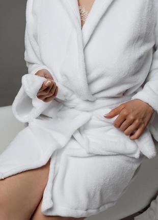 Теплий махровий халат жіночий